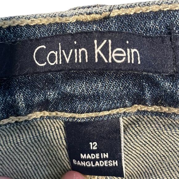 Calvin Klein Straight Leg Mom Jeans Sz 12 - Picture 2 of 8